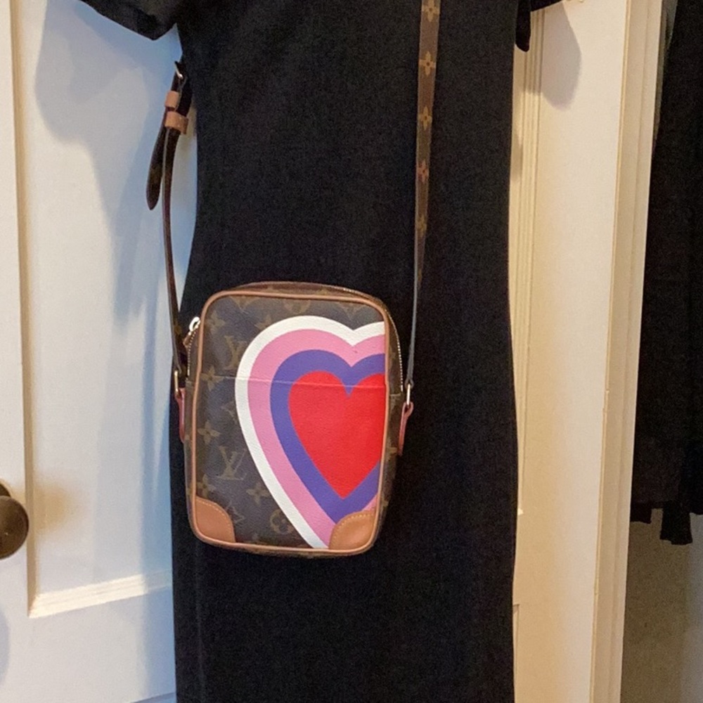 Louis Vuitton Multicolor Heart Crossbody Bag
